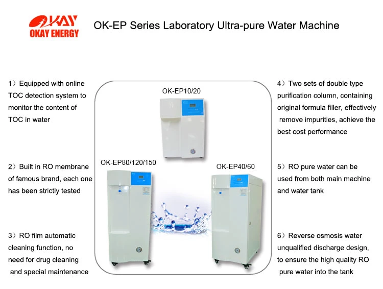 Hospital Ion Exchange Resin Ultra Pure Water Purification System