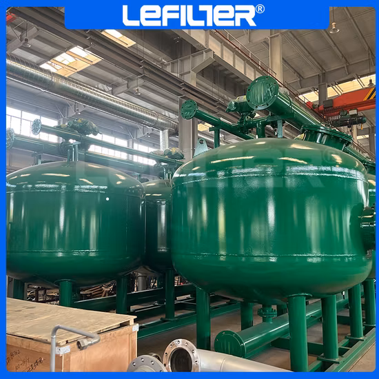 Quarzsandfilter mit automatischer Rückspülung für den Druckfiltertank des Tropfbewässerungssystems