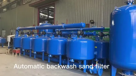 Industrieller Wasserfilter, automatischer Filter, Kohlenstoffsand, Wasserfilter, Wasseraufbereitung, Quarzdruck, automatisches Sandfilter-Wasseraufbereitungssystem